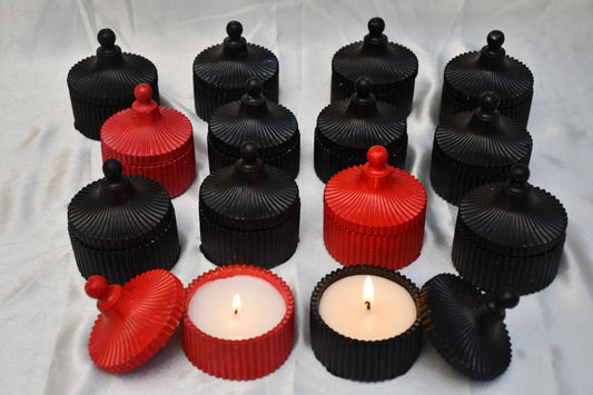 Ribbed Jar Candle