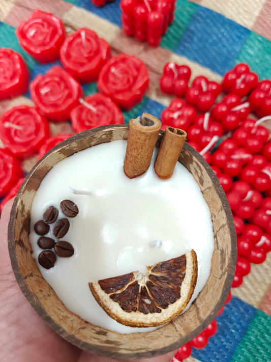 Coconut Shell Candle