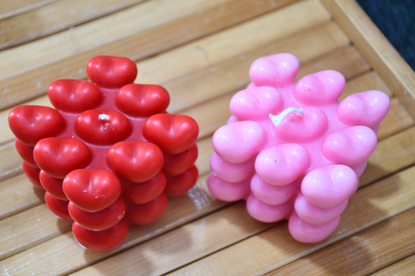 Heart Cube Candle
