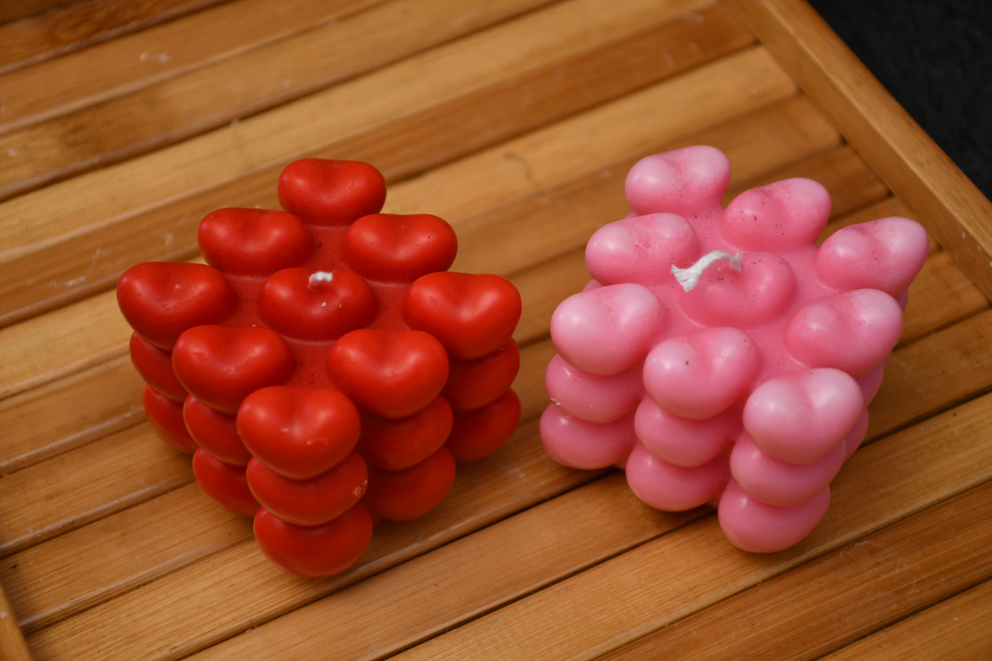 Heart Cube Candle