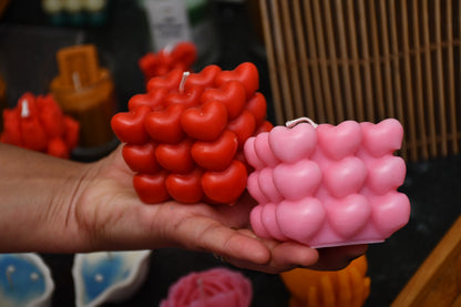 Heart Cube Candle