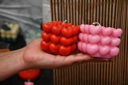 Heart Cube Candle