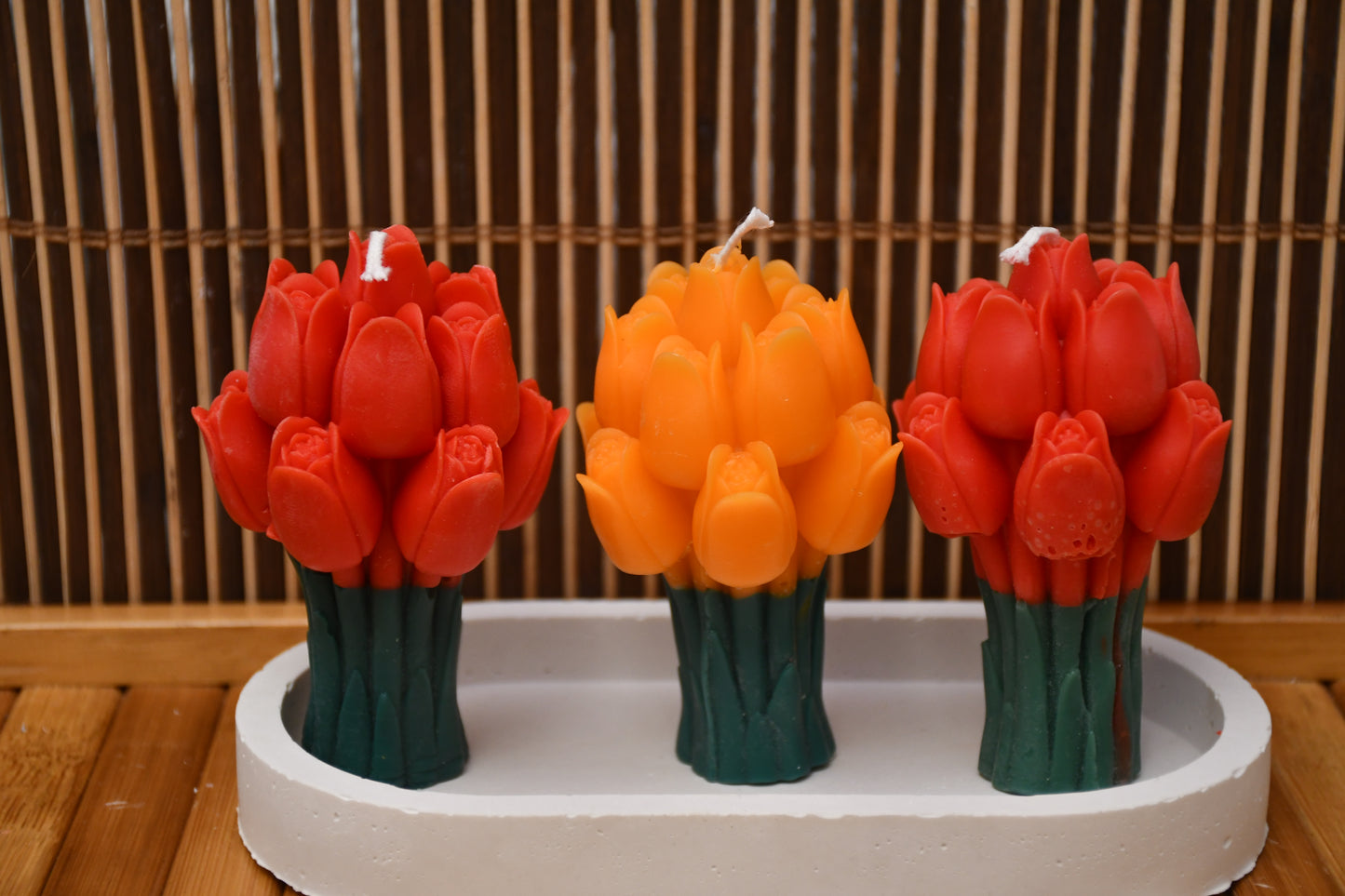 Tulip Bouquet Candles