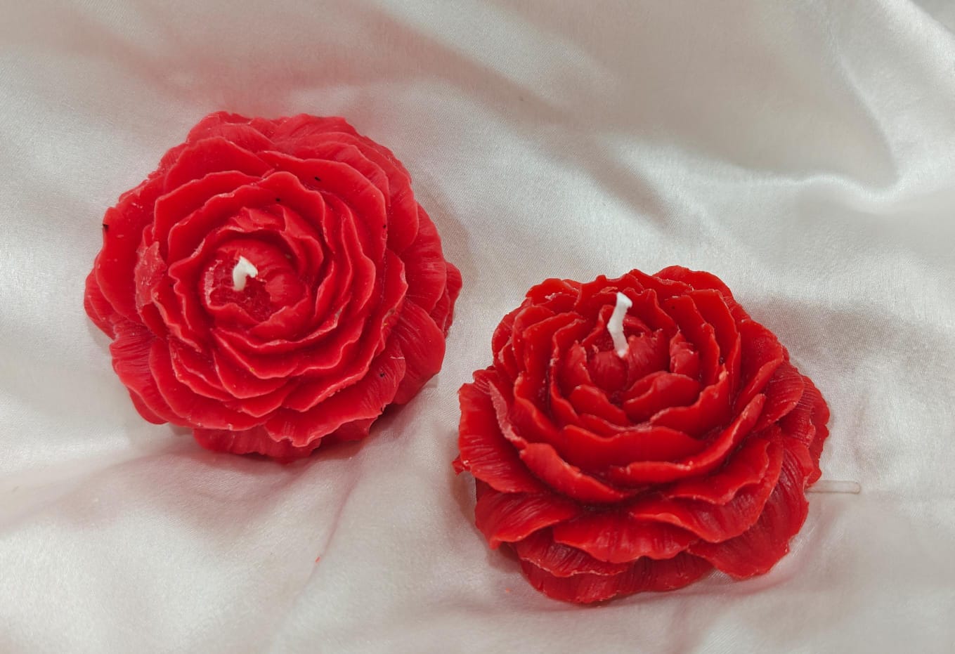 Red Peony Candle