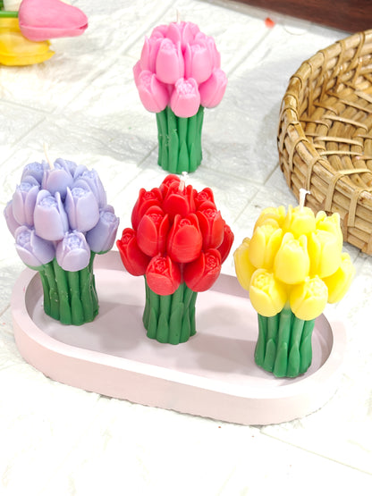 Tulip Bouquet Candles
