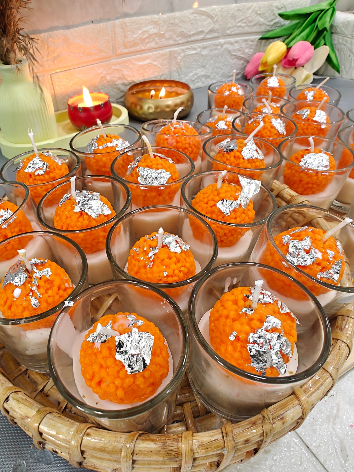 Laddu Shot Candle