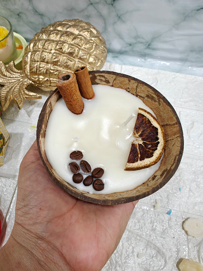 Coconut Shell Candle