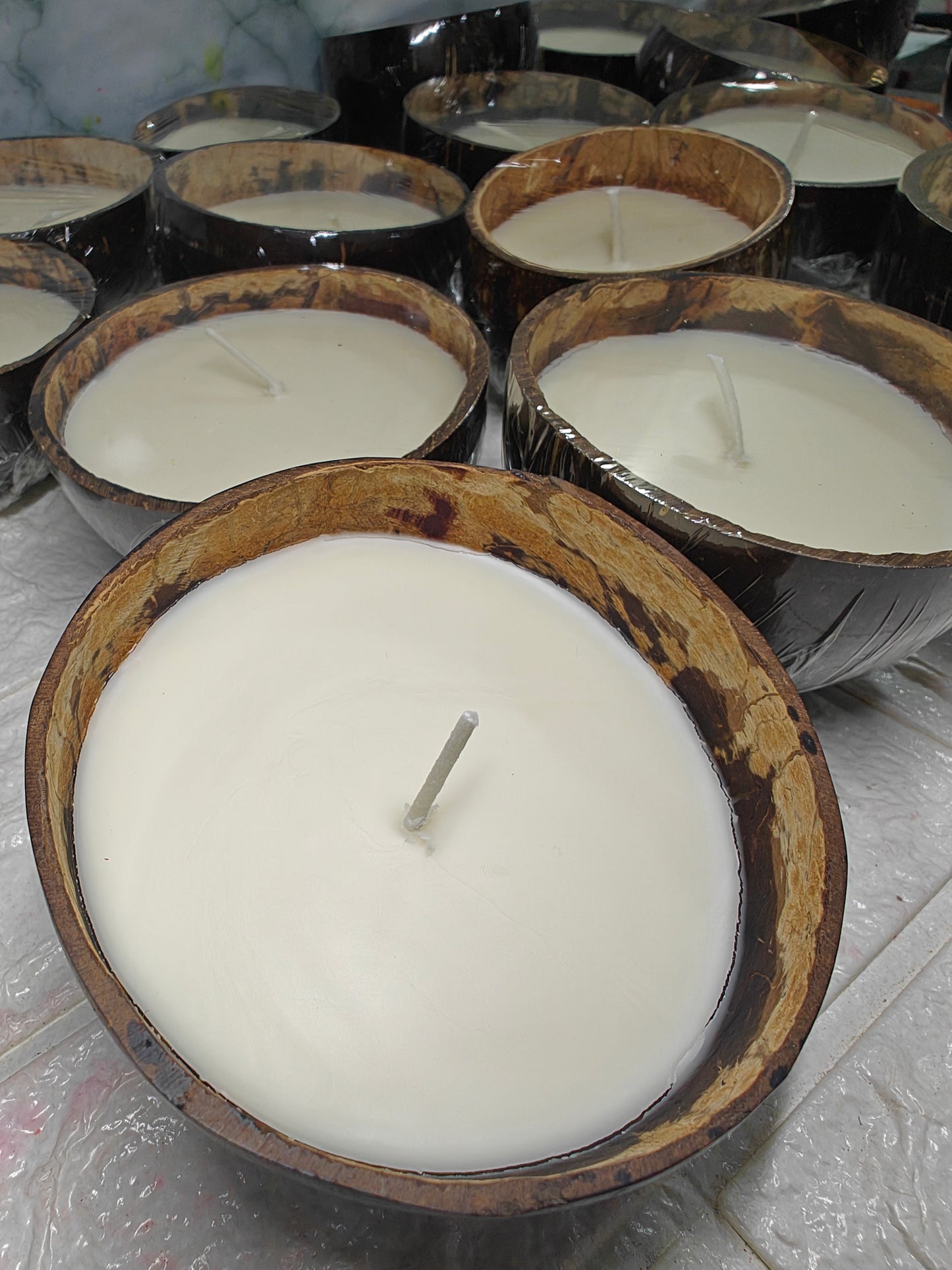 Coconut Shell Candle