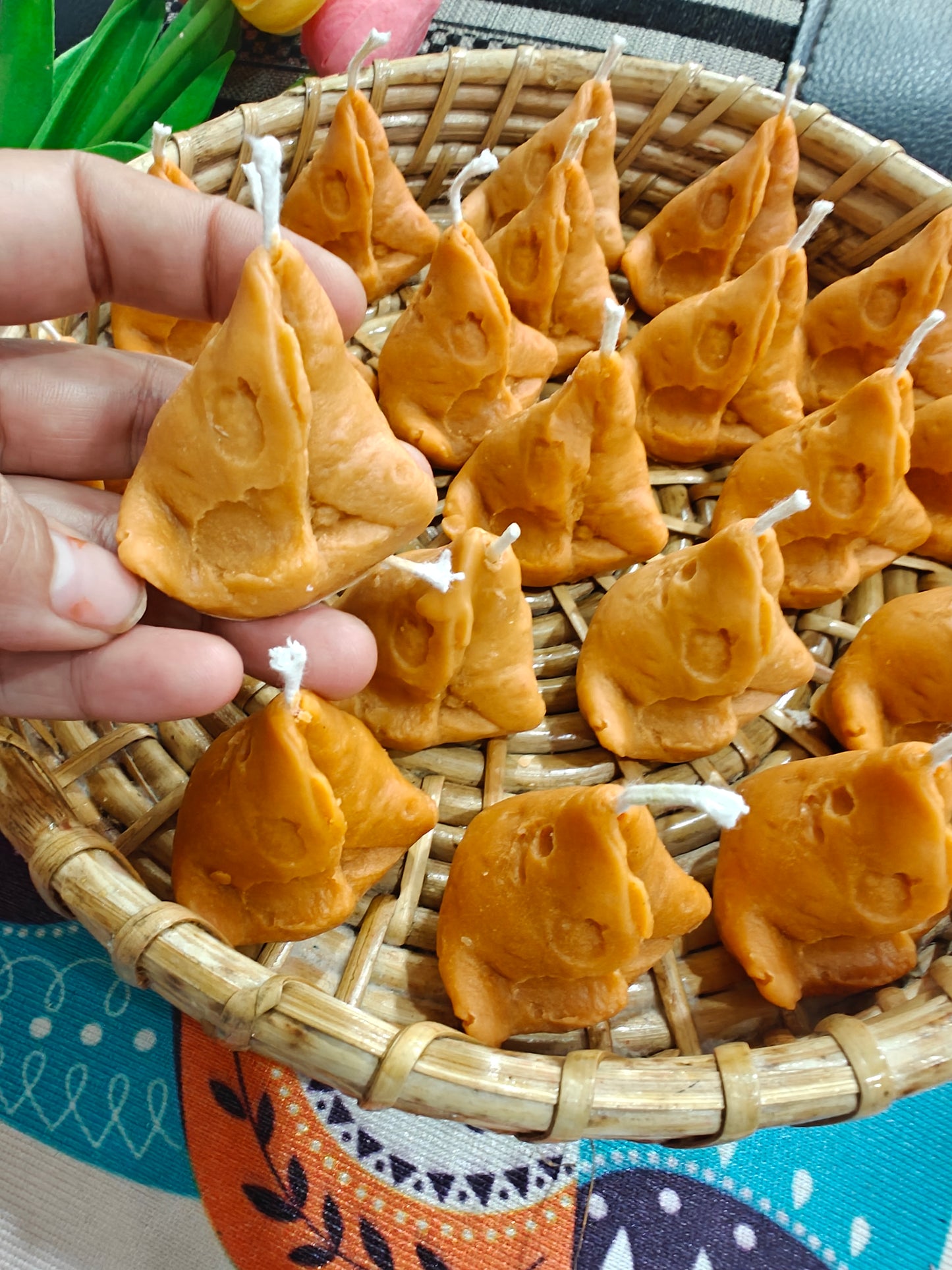 Samosa Candle