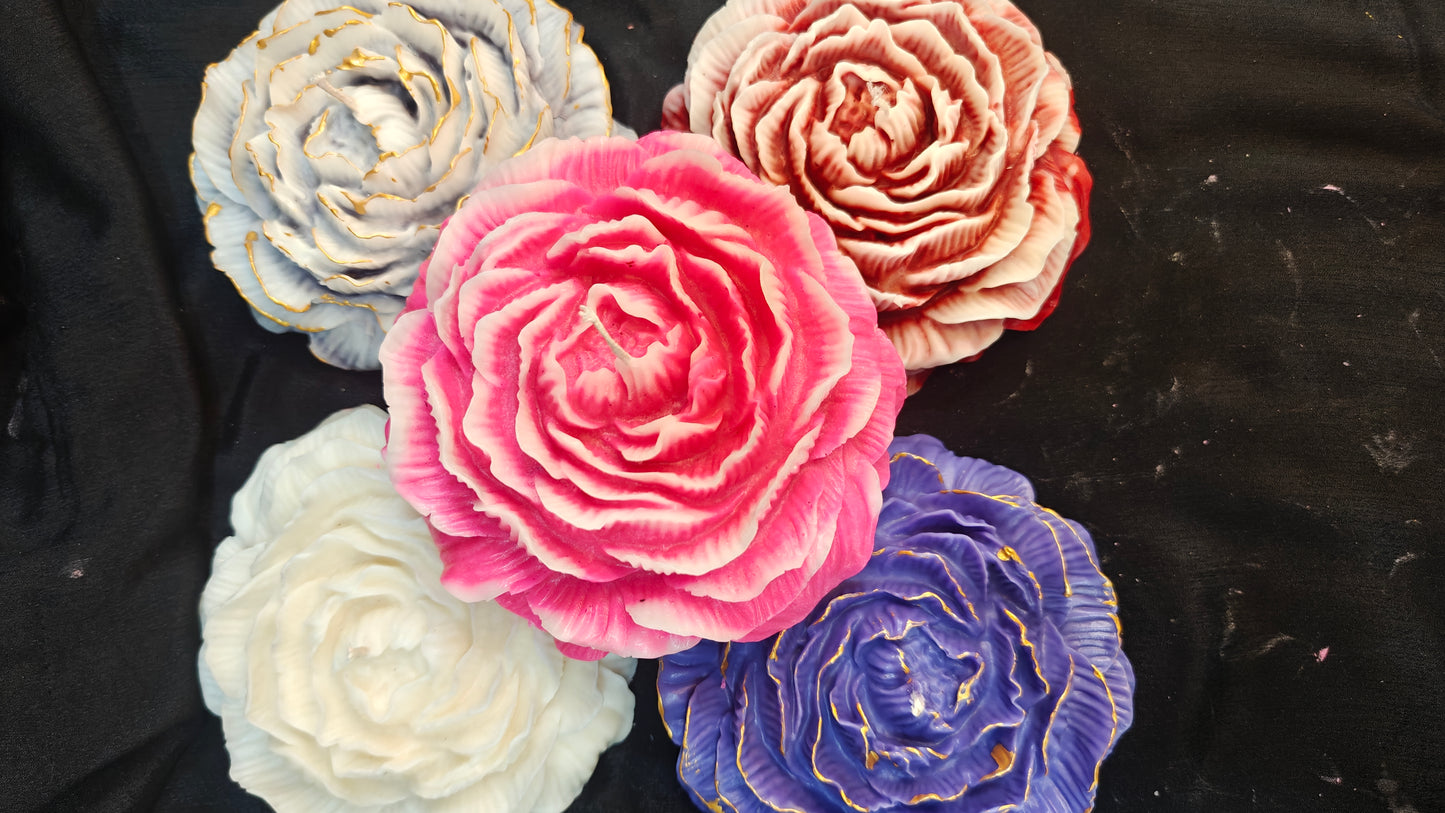 Big Size Peony Candle