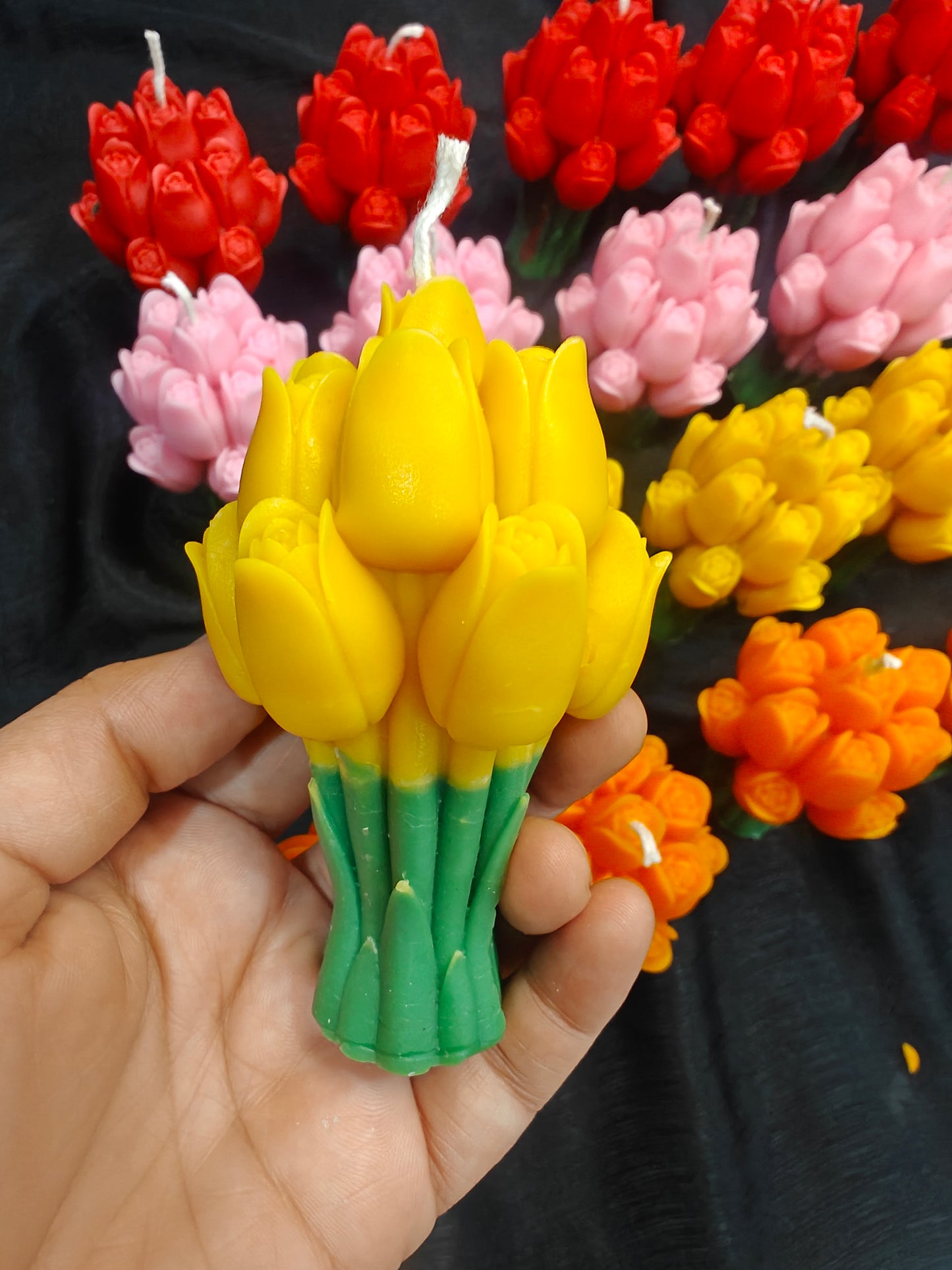 Tulip Bouquet Candles