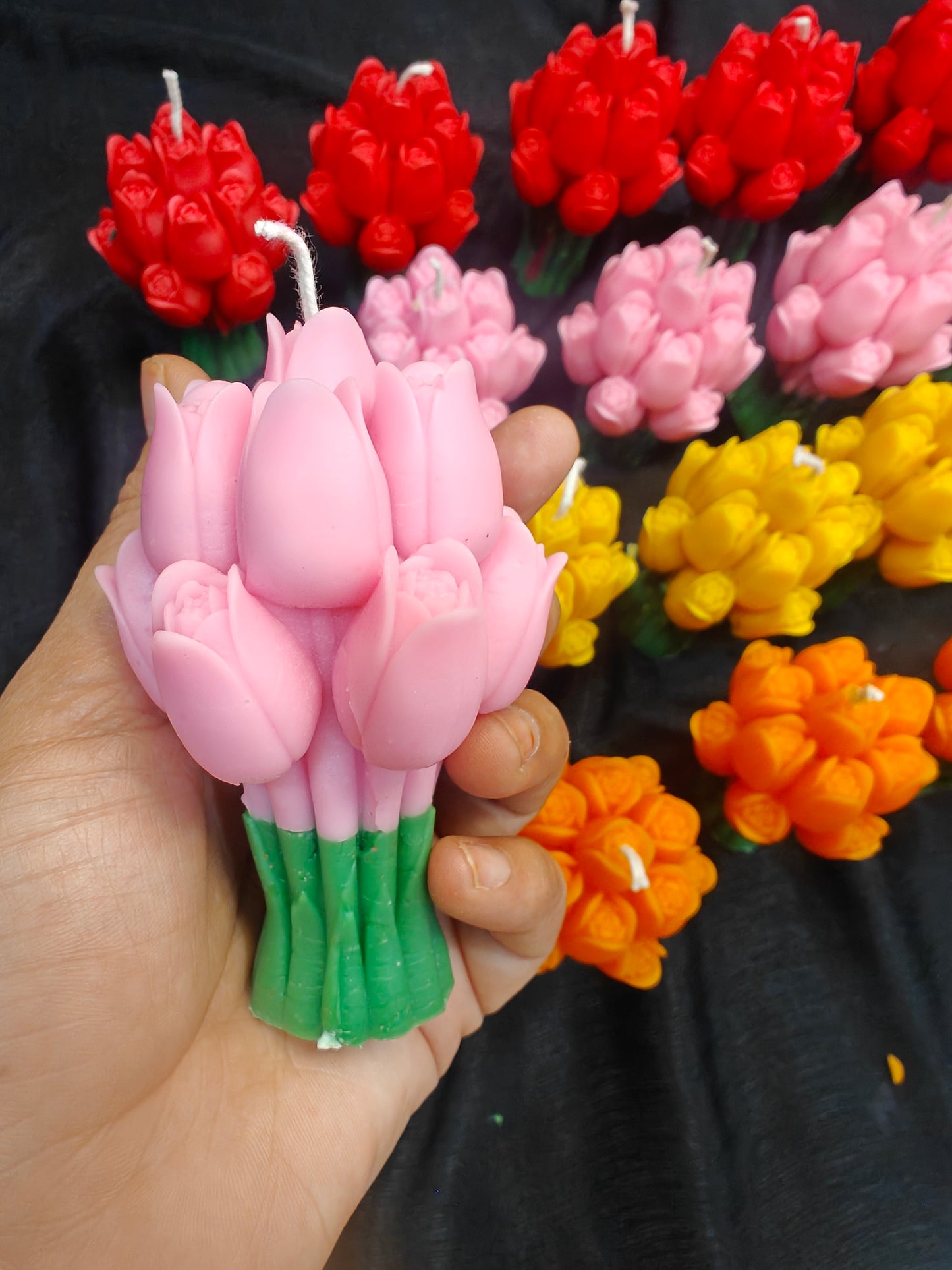 Tulip Bouquet Candles